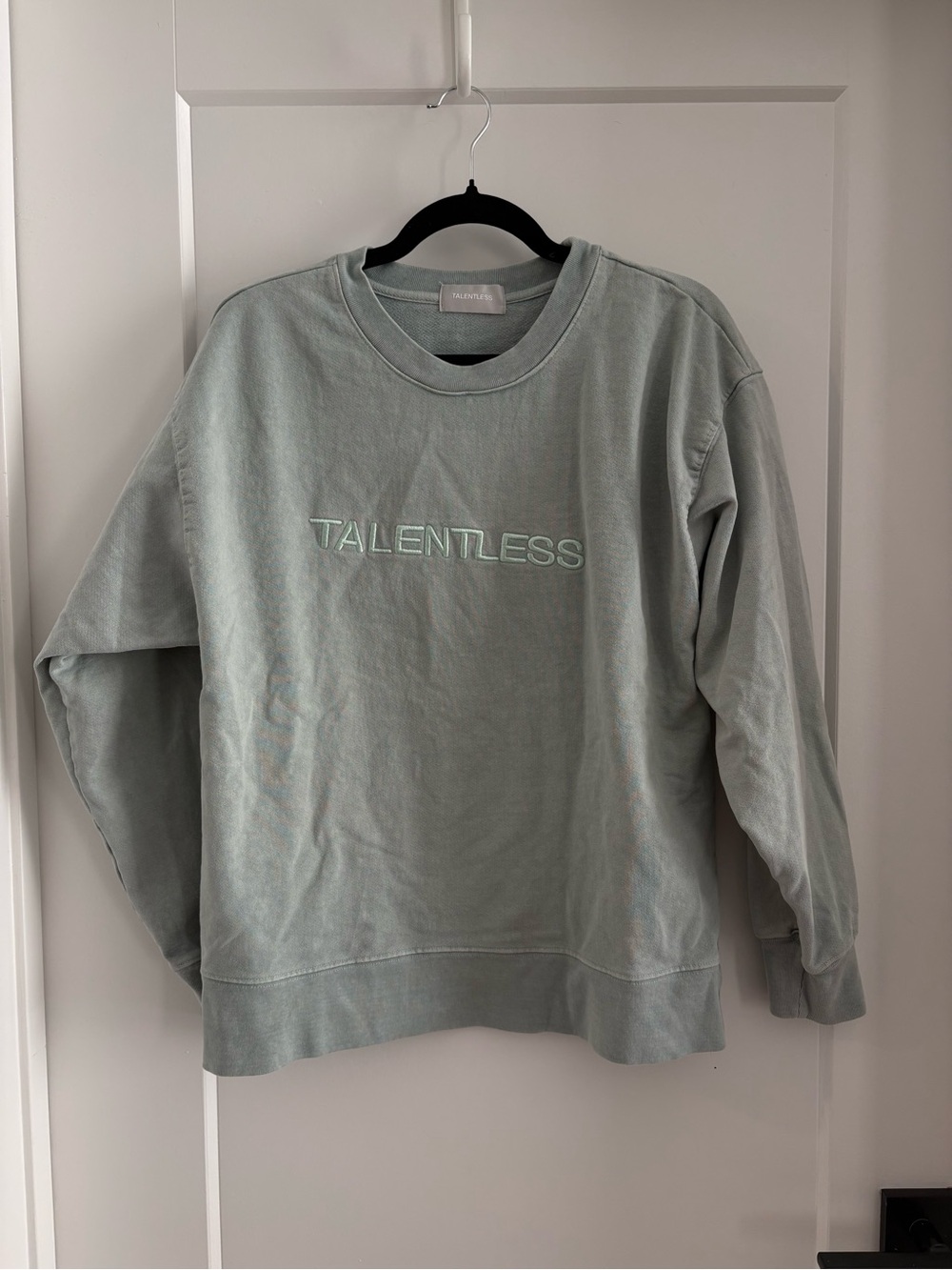 TALENTLESS Men's Sage Green Crewneck Sweatshirt